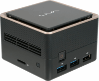 ECS Elitegroup LIVA Q3 Plus Mini PC (AMD Ryzen V1605B / 4GB / 64GB eMMC / Win 10) - Fekete