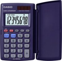 Casio HS-8VERA Euro Kalkulátoros Zsebszámológép - Kék