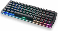 Mountain Everest 60 RGB Mechanikus (Beige Switch) Vezetékes Billentyűzet DE - Fekete