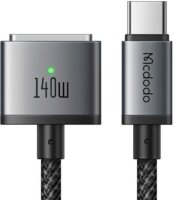 Mcdodo CA-1470 USB-C apa - Magsafe 3 apa Töltőkábel PD 140W 2m - Fekete