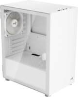 Aerocool CS-111-G-WT-v1 Mini Torony Számítógépház + 1db 120mm ventilátor - Fehér