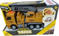 City Truck munkagép fény- és hanghatásokkal 1:16 - Sárga