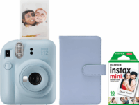 Fujifilm Instax Mini 12 Instant fényképezőgép + 20db film + Fotóalbum - Kék