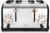 Lauben 1500BC 4 szeletes kenyérpirító 1500W - Inox