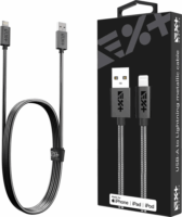 NextOne USB A apa - Lightning apa Adat és töltőkábel 1m - Asztroszürke