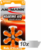 Ansmann PR48 Cink-levegő hallókészülék elem 1.4V (60db /csomag)