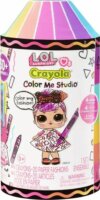 L.O.L. Surprise Meglepetés Crayola stúdió színezhető babaruhákkal