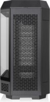 Thermaltake The Tower 600 Midi Torony Számítógépház + 2db 140mm ventilátor - Fekete