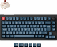 Keychron V1 Max (Gateron Jupiter Brown Switch) Wireless Mechanikus Gaming Billentyűzet - Német