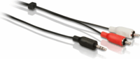 Philips SWA2527W 3.5mm Jack apa - 2xRCA apa 1.5m - Fekete