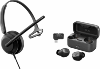 EPOS IMPACT 730T Bundle Vezetékes Fejhallgató Headset + GTW 270 Vezeték Nélküli Fülhallgató Headset - Fekete