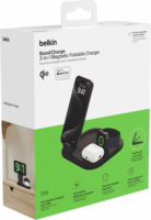 Belkin WIZ029VFBK 3in1 Magsafe Töltő 15W - Fekete