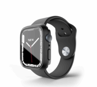 NextOne 2in1 Apple Watch 7/8/9 Tok + kijelzővédő - Fekete (41mm)