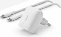 Belkin WCA006VF1MWH-B6 USB-C Hálózati Töltő Adapter 20W + USB-C Kábel - Fehér