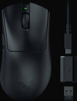 Razer DeathAdder V3 HyperSpeed SoftTouch Wireless Gaming Egér - Fekete