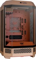 Thermaltake The Tower 300 Mini Torony Számítógépház + 2db 140mm ventilátor - Barna