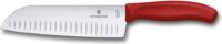 Victorinox V-6.85 21.17B Santoku rozsdamentes acél kés 17cm - Piros