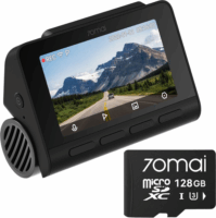 70mai Dash Cam A810 4K QHD Bluetooth Menetrögzítő kamera + 70mai 128GB mciroSD Kártya - Fekete