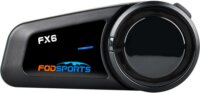 Fodsports FX6 Motoros Intercom kommunikációs rendszer - Fekete