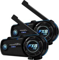 Fodsports FX8 Air Motoros Intercom kommunikációs rendszer 2 darabos szett - Fekete