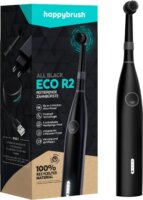 HappyBrush ECO R2 Elektromos szónikus fogkefe - Fekete