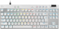 Logitech G Pro X TKL Rapid (Analóg Switch) Vezetékes Gamer Billentyűzet ENG - Fehér