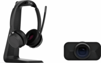 Sennheiser Epos Impact 1061T Bluetooth UC Call Center Sztereo Headset + Webkamera - Fekete