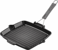 Staub 40509-343-0 Öntöttvas Grillserpenyő 34x21cm - Fekete