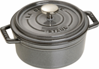 Staub Cocotte Öntöttvas Fazék Fedővel Ø 12cm 0,8L - Szürke