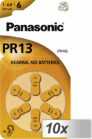 Panasonic PR-13/6LB Cink-levegő hallókészülék elem (10db /csomag)