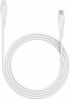 Canyon MFI-4 USB-C apa - Lightning apa 2.0 Adat és töltő kábel 1.2m - Fehér