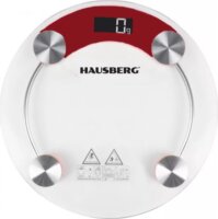 Hausberg HB-6000RS Digitális személymérleg Max 180kg - Vörös / Átlátszó