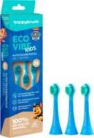 Happybrush ECO VIBE KIDS Elektromos fogkefe Pótfej - Mancs Őrjárat kék mintás (3db)