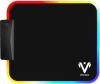 Ventaris VMP904-L Nebula RGB világítású Gaming Egérpad 450 x 400 mm - Fekete