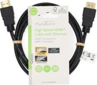 Nedis CVGL34060BK15 HDMI apa - HDMI apa Kábel 1,5m - Fekete