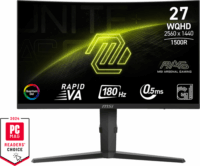 MSI 27" MAG 275CQRF QD E2 16:9 WQHD Rapid VA Ívelt Monitor - Fekete