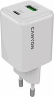 Canyon CU45AC 1x USB-A / 2x USB-C Hálózati Gyorstöltő Adapter 45W - Fehér