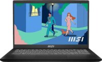 MSI Business Modern 15 B7M-288 Laptop Fekete (15.6" / Amd Ryzen 5-7530U / 8GB / 256GB SSD / Win 11 Home)