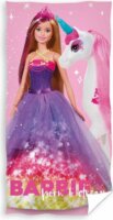 Carbotex Barbie Born to Dream pamut fürdőlepedő 70 x 140 cm - Mintás