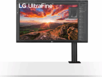 LG 32" 32UN880K-B UltraFine Ergo 16:9 4K UHD IPS Monitor - Fekete