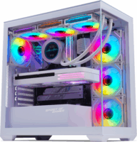 Spirit of Gamer Spark Arctic RGB Midi Torony Számítógépház - Fehér