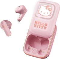 OTL Hello Kitty Bluetooth Fülhallgató Headset Töltőtokban - Rózsaszín