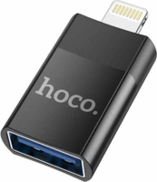 HOCO UA17 OTG adapter USB Type-A / Lightning - Fekete