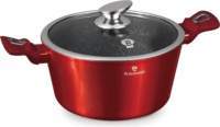 Blaumann BL-3986 Lábas Üveg fedővel Ø 24cm 4.1L - Piros