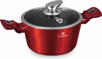 Blauman BL-3985 Lábas Üveg fedővel Ø 20cm 2,5L - Piros