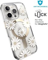 Speck Presidio2 Apple iPhone 16 Pro ClickLock tok - Virág mintás/Átlátszó