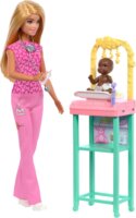 Mattel Barbie Carrier Gyermekorvos Barbie baba készlet