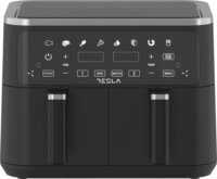 Tesla AF900BSD AirFryer Forrólevegős sütő 2x4,5L 2400 Watt - Fekete