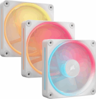 Corsair LX120-R RGB Reverse 120mm PWM Rendszerhűtő ventilátor 3db - Fehér