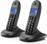 Motorola C1002CB+ Duo Wireless DECT Asztali telefon - Fekete